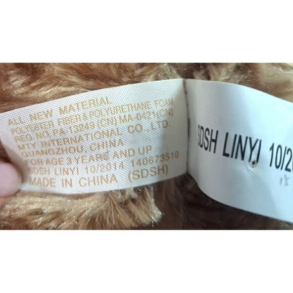 Dan Dee Teddy Bear Embroidered Plush Hug U XXL Brown 17" - Picture 8 of 10